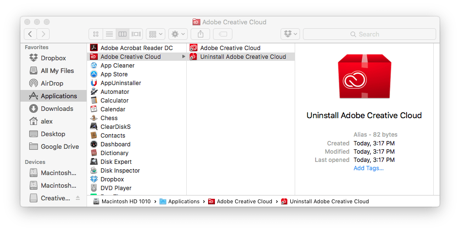 How to uninstall software on a mac